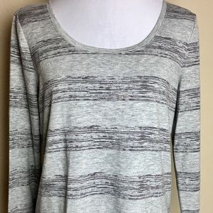 Victoria’s Secret Stripe Long-sleeve Top